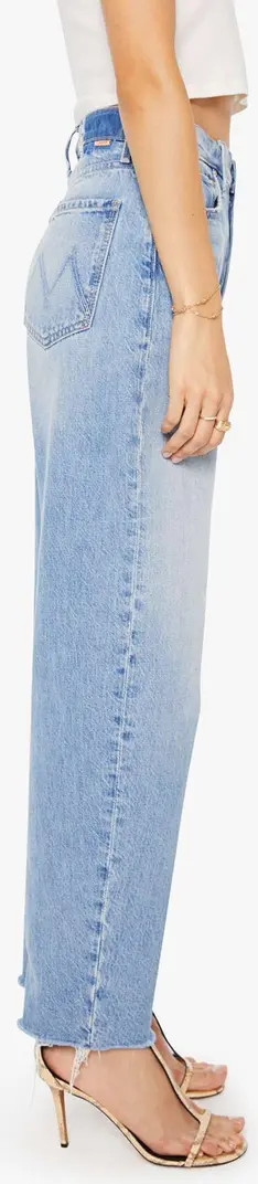 The Fan Girl Hover Fray Hem Barrel Jeans | Nordstrom Rack