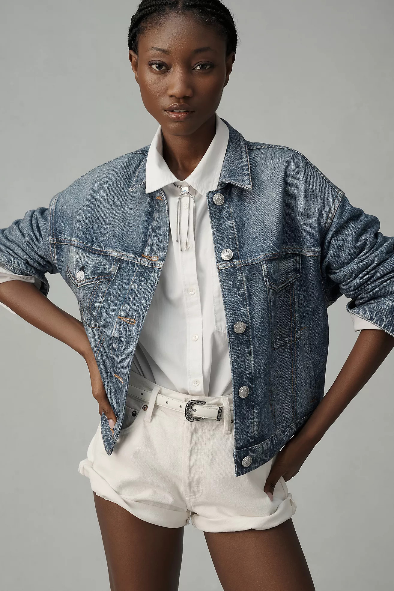 rag & bone Miramar Denim Trucker Jacket | Anthropologie (US)