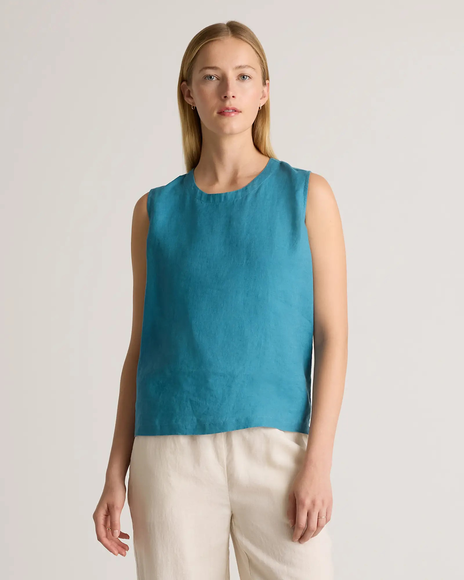100% European Linen Tank | Quince