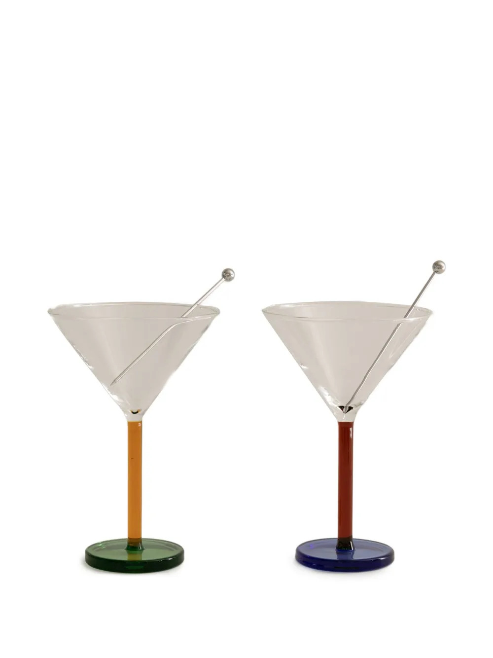 Sophie Lou Jacobsen Piano Cocktail Glasses (set Of two) | Green | FARFETCH | Farfetch Global