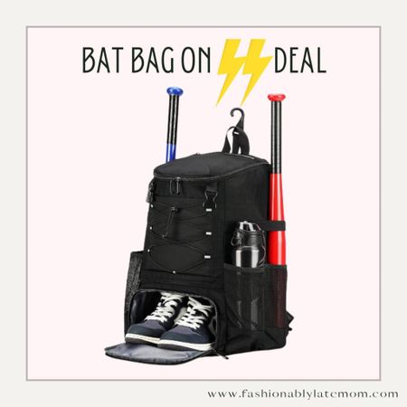 Bat bag on deal! 
Fashionablylatemom 
Baseball bag 
Amazon find 
Amazon fashion 

#LTKsalealert
