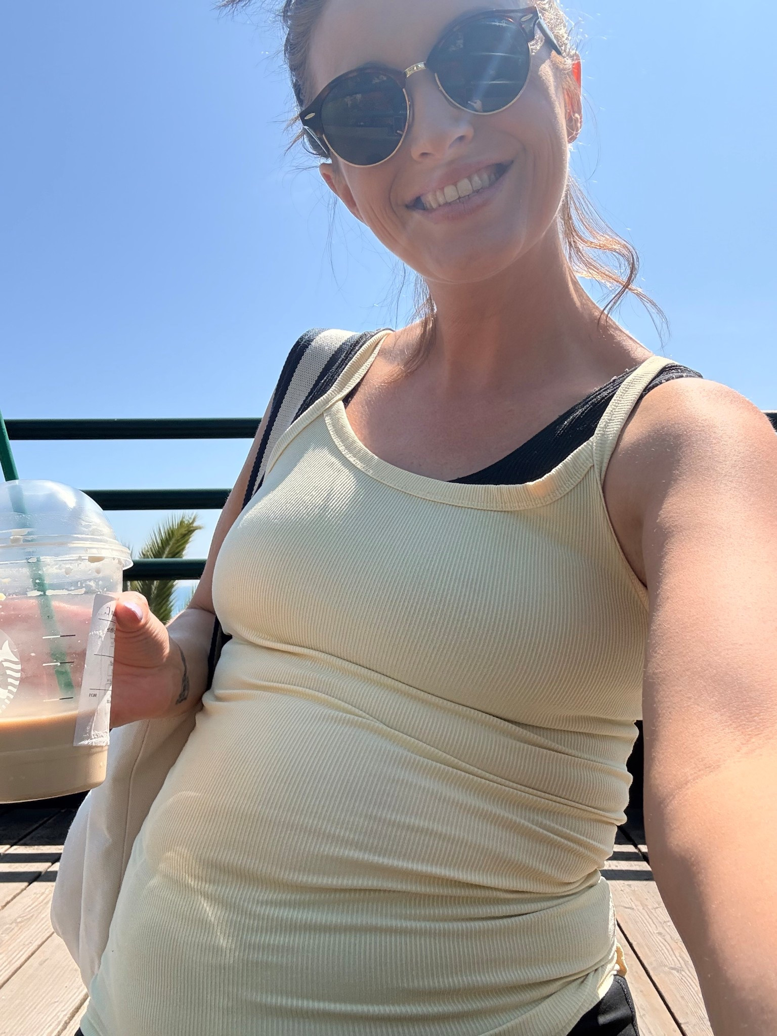 Harbor walk ❤️ so happy I got shoes with support. My back feels so much better 

#walkingshoes #pregnancy 

#LTKmorningroutine #LTKActive #LTKBump