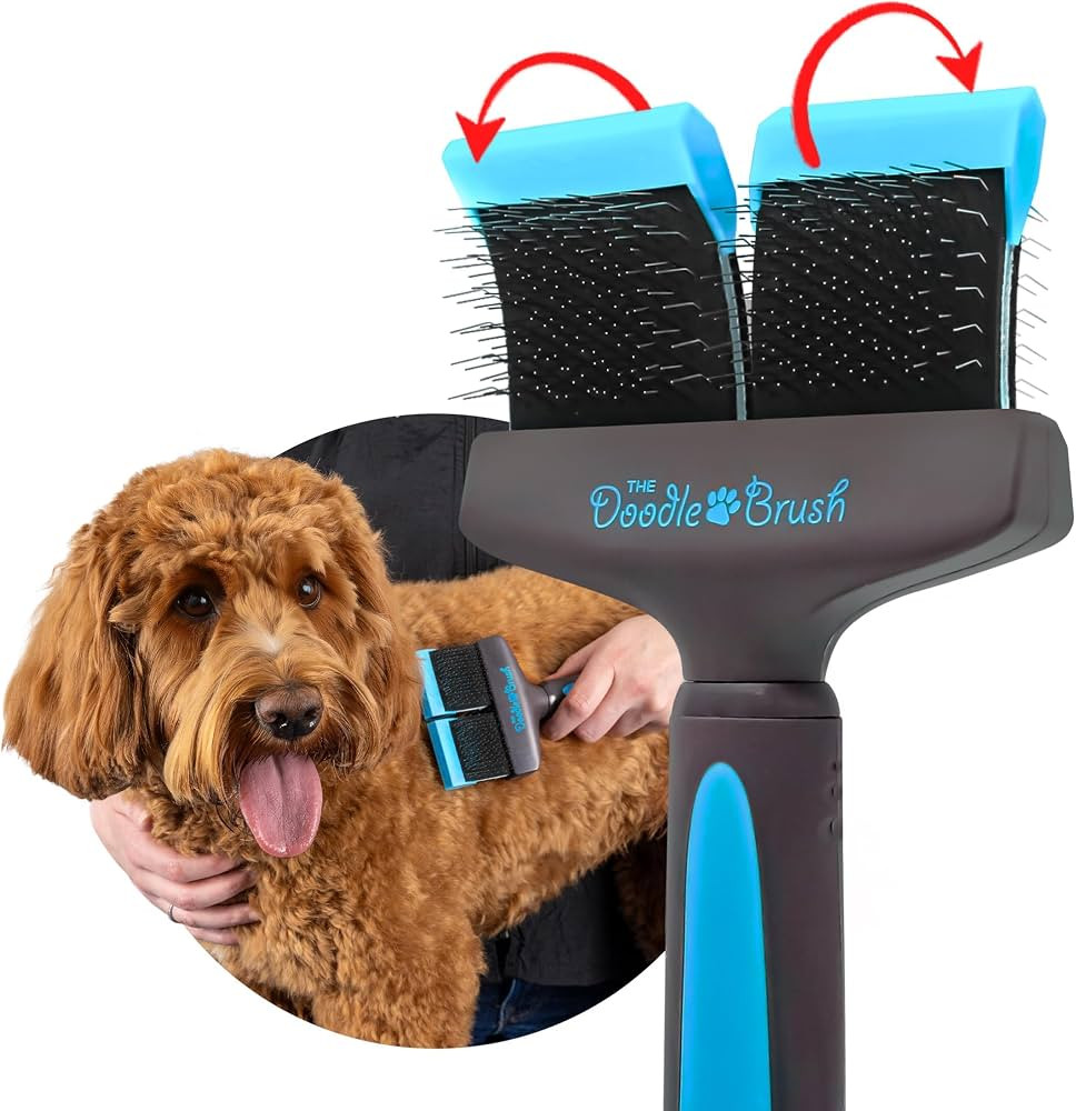 Doodle Brush for Dogs - Dog Hair Brush, Dog Brush for Poodles, Goldendoodle Brush, Bernedoodle - ... | Amazon (US)