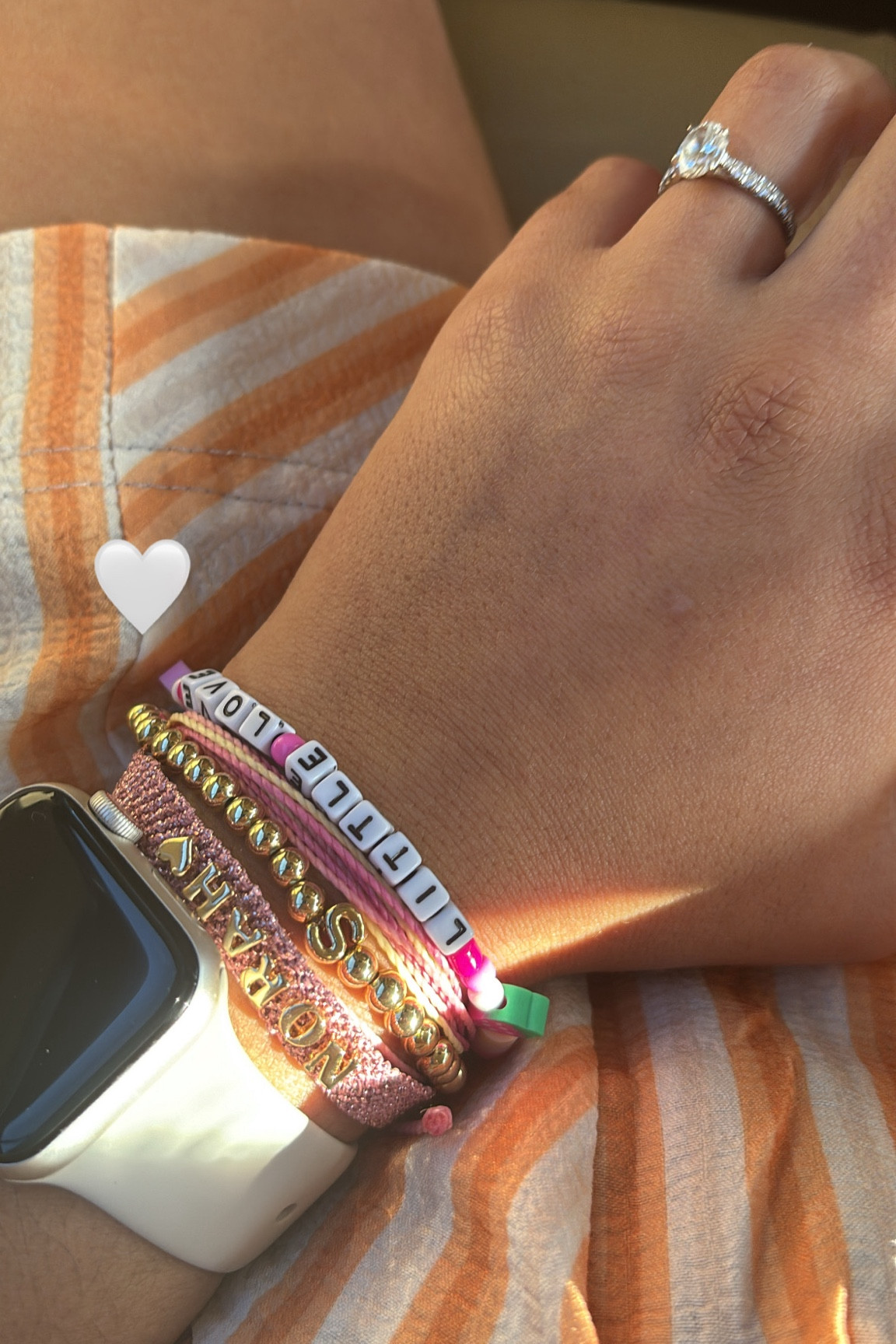 Arm candy with Baby Bestie’s name. 

#LTKStyleTip #LTKSaleAlert #LTKBaby