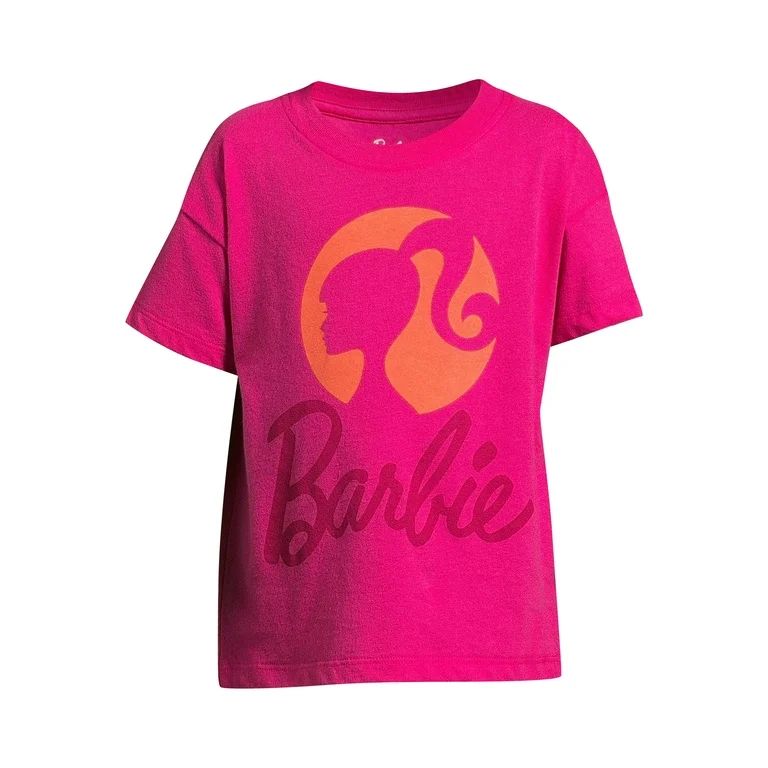 Barbie Girls Graphic T-Shirt with Short Sleeves, Sizes 4/5 to 10/12 | Walmart (US)