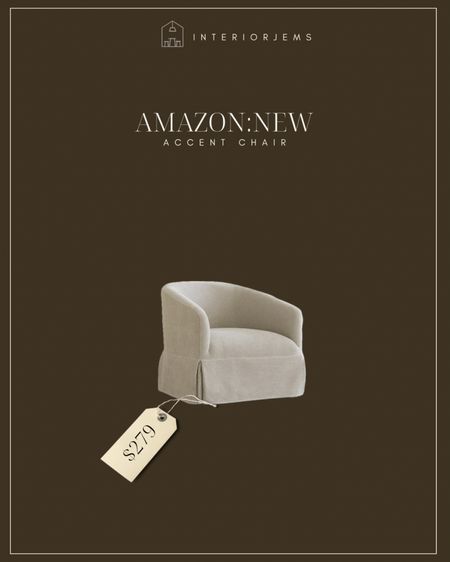 Amazon accent chair under $300, this is super cute, wide, accent, chair, neutral, accent, chair, bedroom, chair, living room, chair on sale, quick shipping from Amazon

#LTKstyletip #LTKhome #LTKsalealert