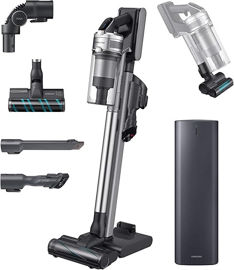 Samsung 90 + CS Bundle Jet Cordless Stick Vacuum, Grey | Amazon (US)