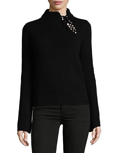 Lace-Up Sweater | Saks Fifth Avenue OFF 5TH