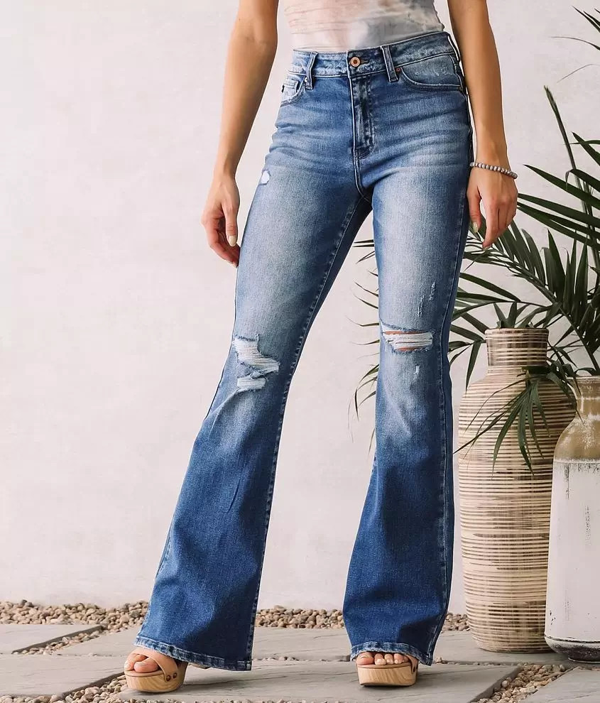 High Rise Flare Stretch Jean | Buckle