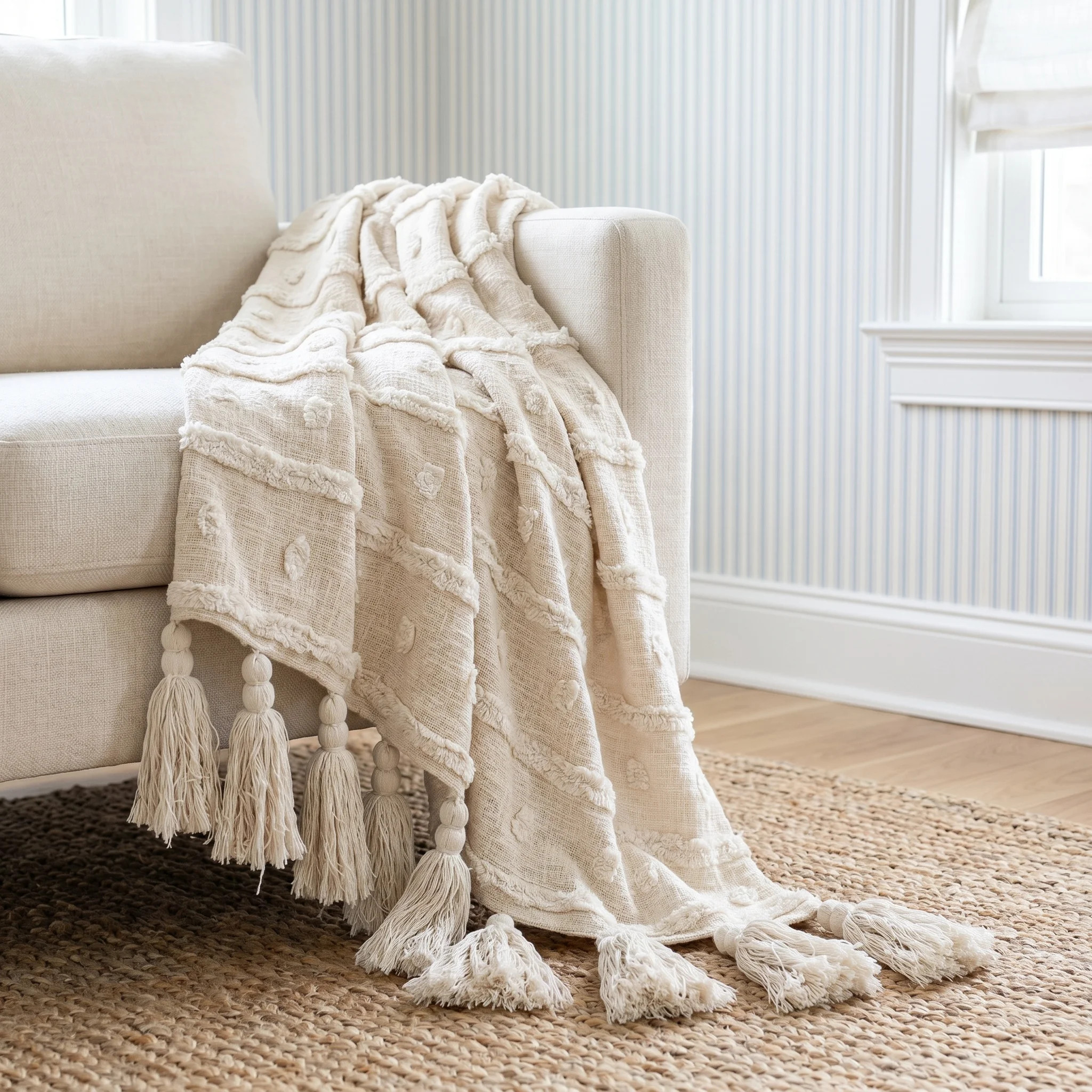 SaleThis item is Wayfair VerifiedStratton Hand-Woven Traditional Throw BlanketBy Birch Lane™$69... | Wayfair North America