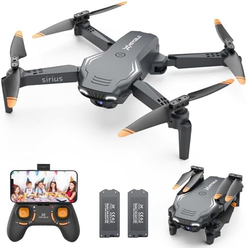 Foldable Drones for Kids Beginners - With 1080P HD Camera, FPV Remote Control Quadcopter, One Key... | Amazon (US)