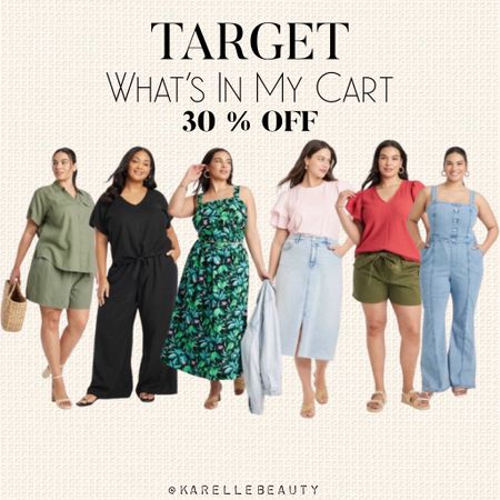 Target. What’s in my cart. All these items are 30% off. 

#LTKSeasonal #LTKplussize #LTKfindsunder50