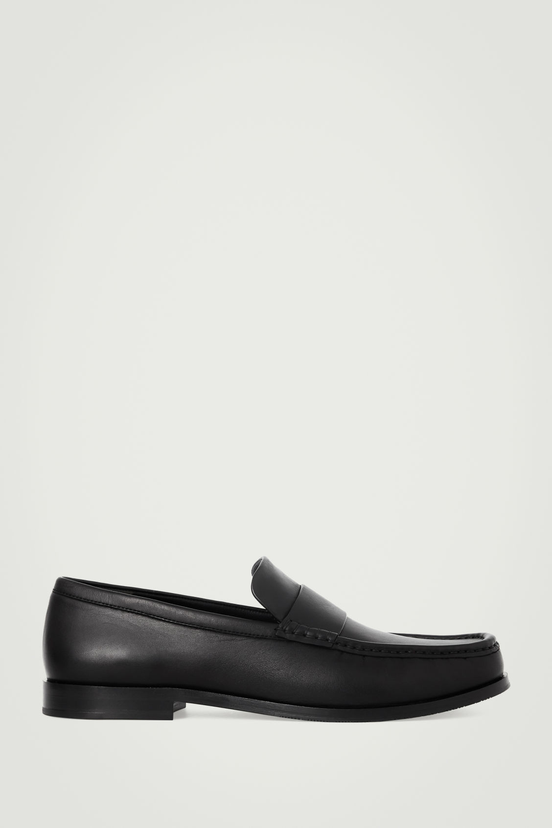 RUCHED LEATHER LOAFERS | COS UK
