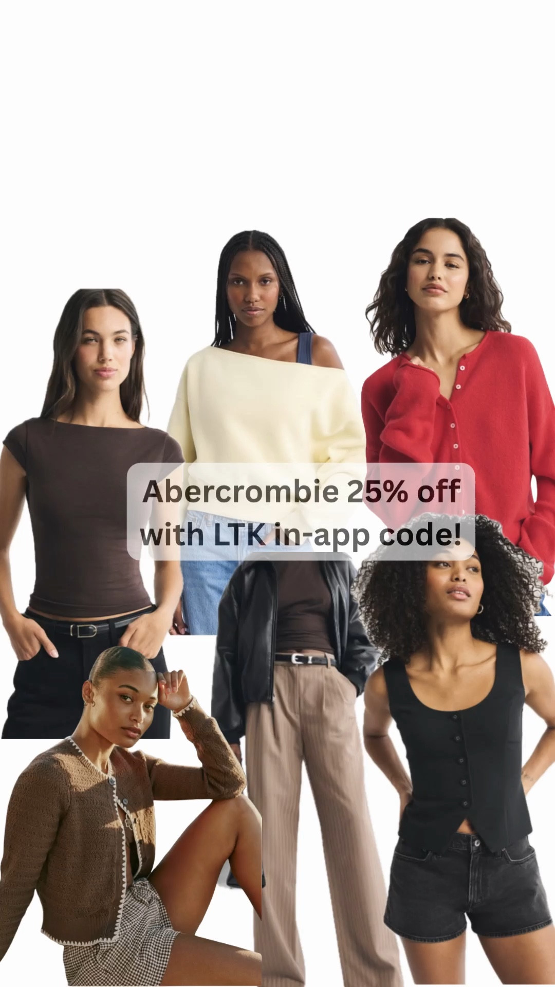 Abercrombie 25% off with LTK spring sale! copy the in-app code to use at checkout!

LTK spring sale, Abercrombie, abercrombie sale

#LTKSpringSale #LTKgrwm #LTKootd