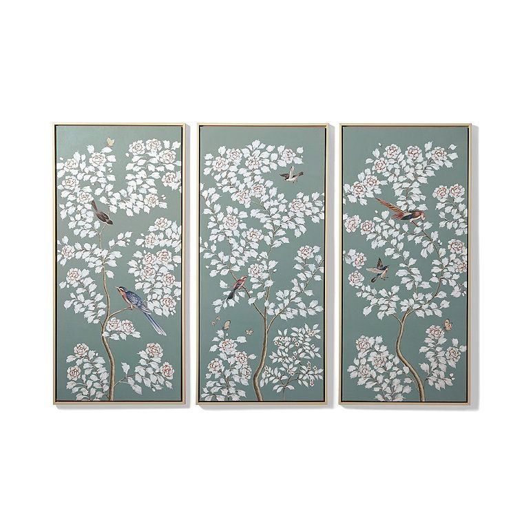Annette Handpainted Triptych | Frontgate | Frontgate