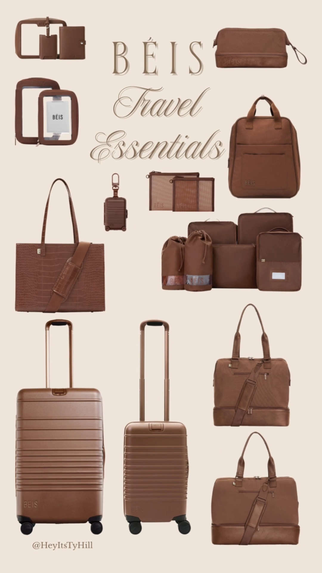 These pieces from BEIS have quickly become my go-to for airport days and weekend trips. The quality feels so premium 🤎structured, durable, and the cushioned handles make them really comfortable to carry when you’re moving through the airport.

I also love how thoughtfully designed everything is with compartments that actually make packing easier.

Such a chic travel set if you’re looking to upgrade your luggage.

#LTKSaleAlert #LTKSeasonal #LTKTravel