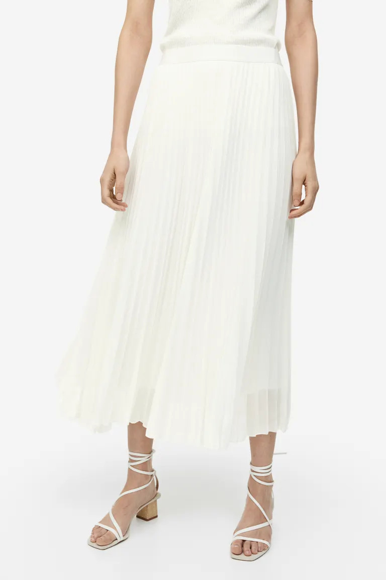 Pleated Chiffon Skirt | H&M (US + CA)