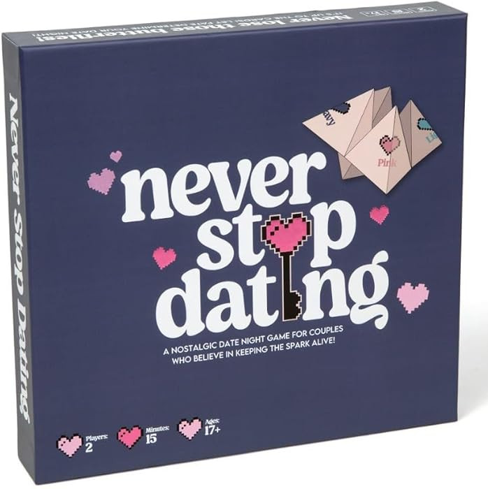 Never Stop Dating - The Ultimate Romantic Date Night Activity Game for Couples - Awesome Gift for... | Amazon (US)