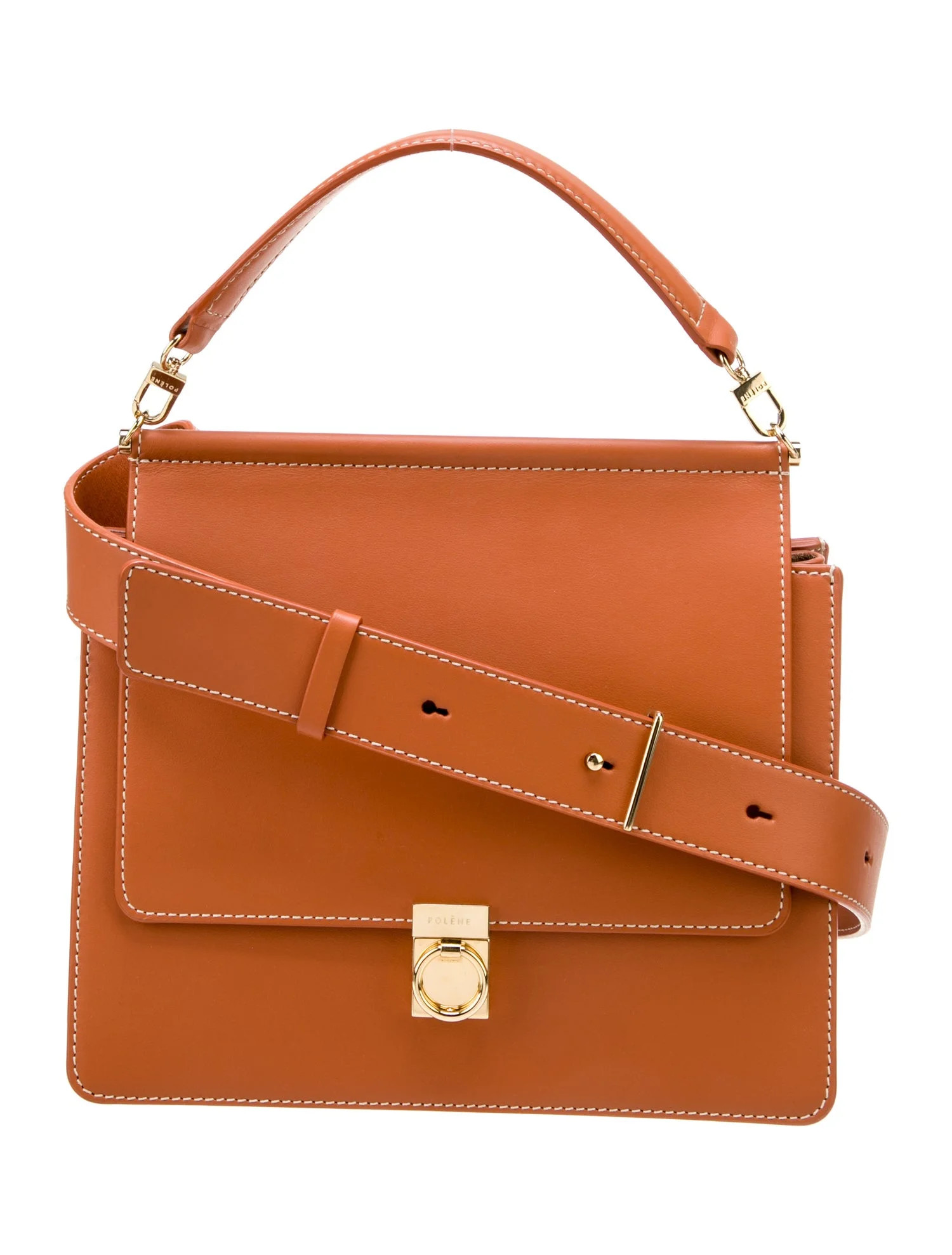 Solid Leather Handle Bag | The RealReal