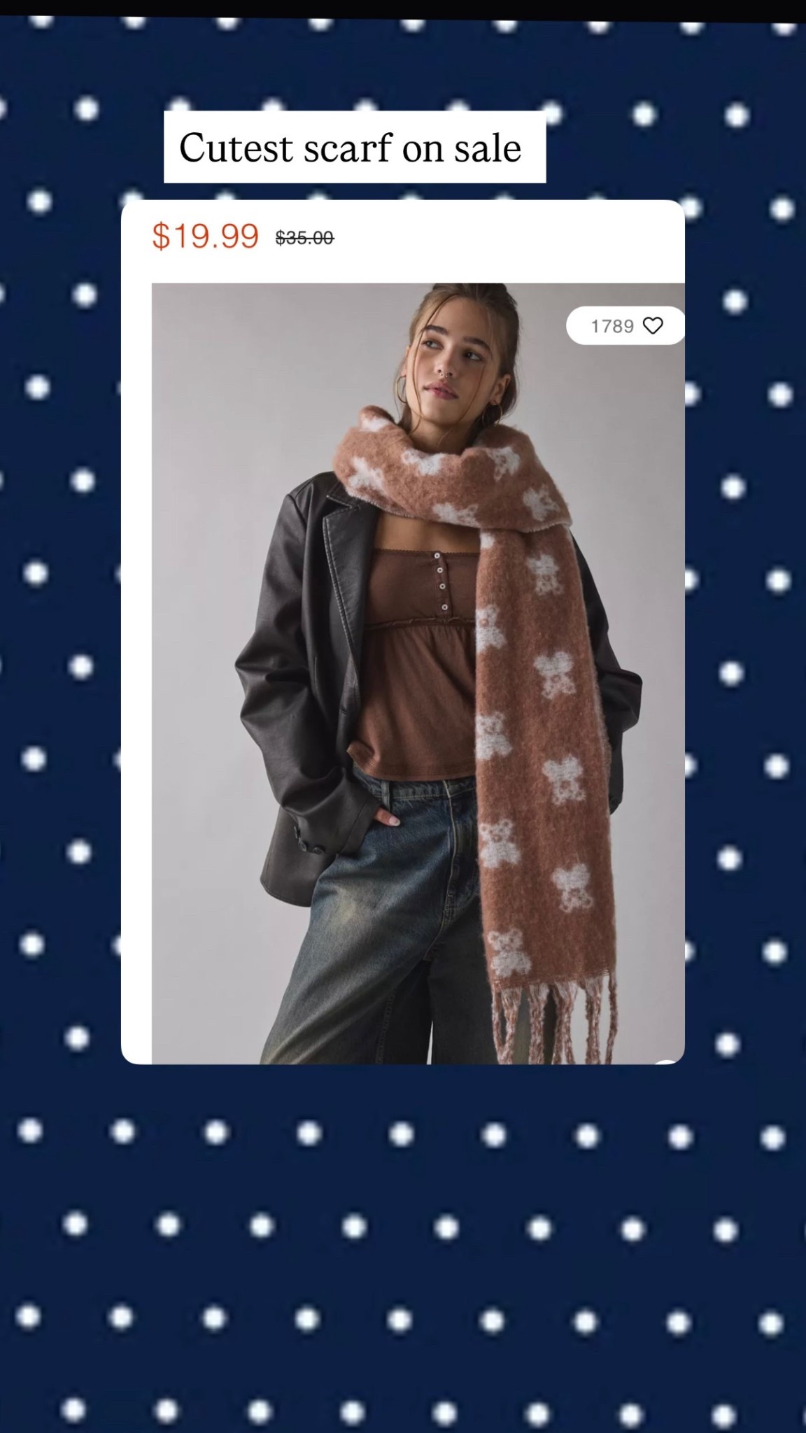 Cutest scarf is on sale 🫶🏽




#LTKSeasonal #LTKMidsize #LTKSaleAlert