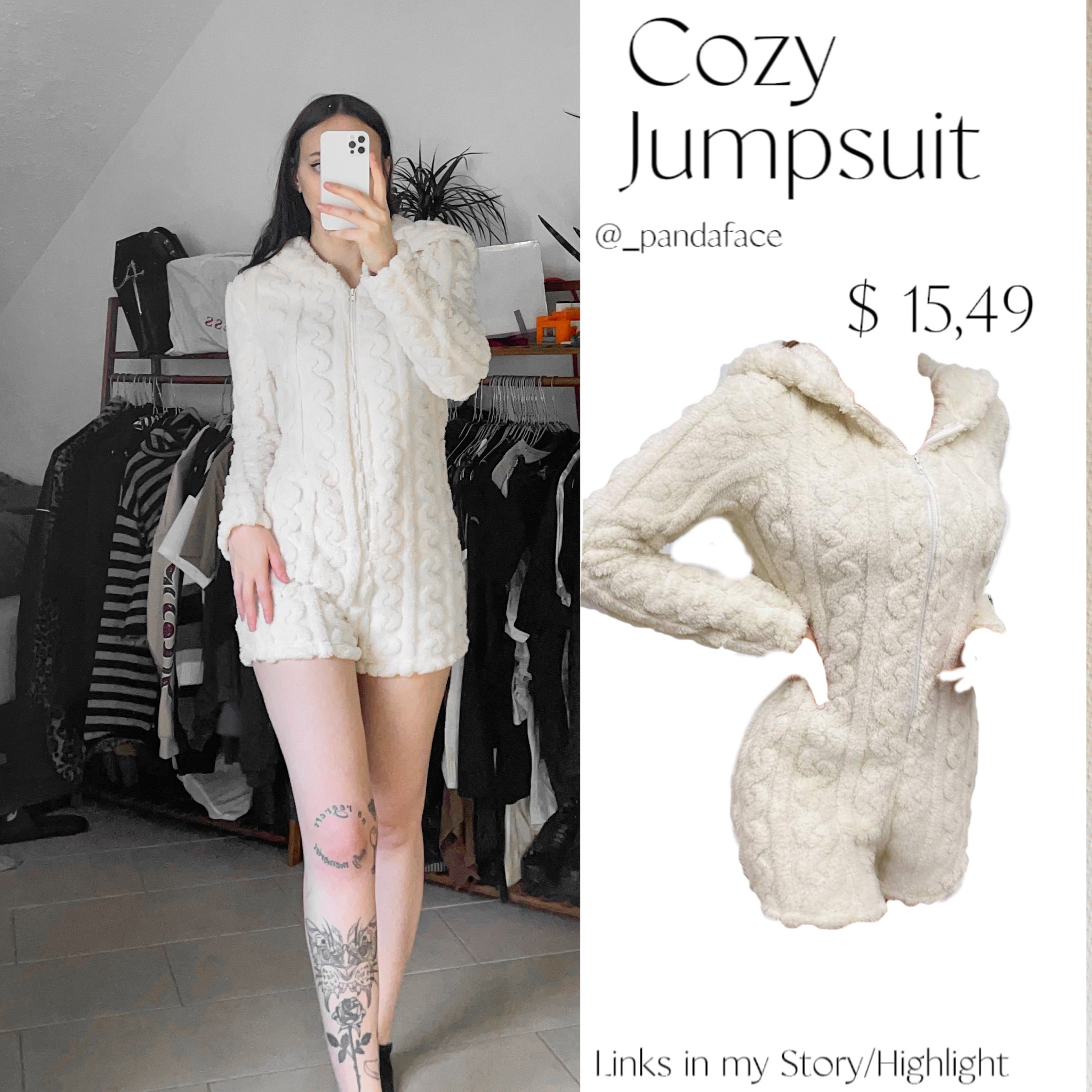 White Hooded Zipper Front Flannel Sleep Romper

#LTKSeasonal #LTKGiftGuide #LTKHoliday