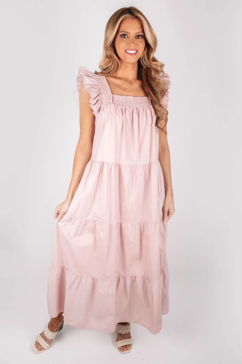 Sweetest Style Maxi Dress - Dusty Pink | The Impeccable Pig