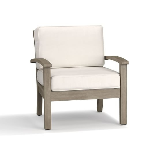 Chatham FSC® Mahogany Lounge Chair Frame | Pottery Barn (US)