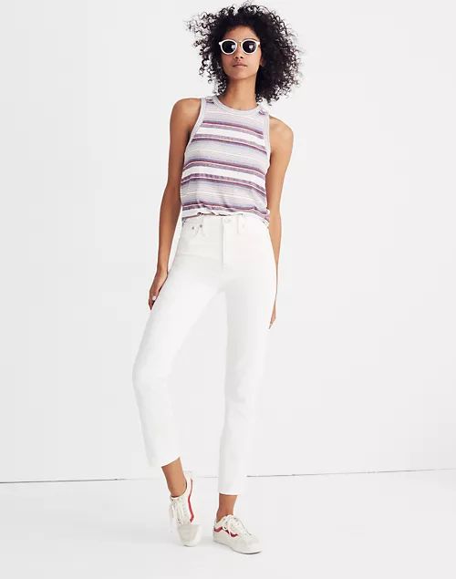 Classic Straight Jeans in Tile White | Madewell