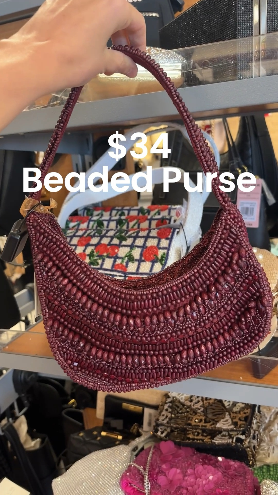 This $34 burgundy red beaded bag is the ultimate statement accessory for fall and winter outfits. The rich jewel tone pairs beautifully with neutrals, metallics, and even bold prints, making it a versatile piece for both day and night. ✨ The intricate beadwork adds just the right amount of sparkle, while the deep cranberry red color keeps it chic and sophisticated.

Whether you’re styling it for a holiday party, wedding guest outfit, date night look, or a night out with friends, this beaded purse instantly elevates your outfit. Pair it with a sleek black dress for timeless elegance or with jeans and heels for a polished but effortless vibe. 👜💃

If you’ve been looking for the perfect statement evening bag, beaded clutch, or burgundy handbag that feels luxe without the designer price tag, this one checks all the boxes. #beadedbag #tjmaxx #thmaxxhaul #holidayoutfit #beadedpurse


#LTKFindsUnder50 #LTKSaleAlert #LTKItBag