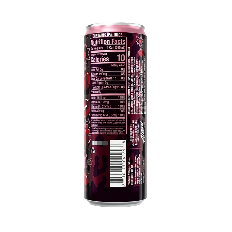 Alani Nu Energy Drink, Cherry Bomb 12 fl oz Single Can | Walmart (US)
