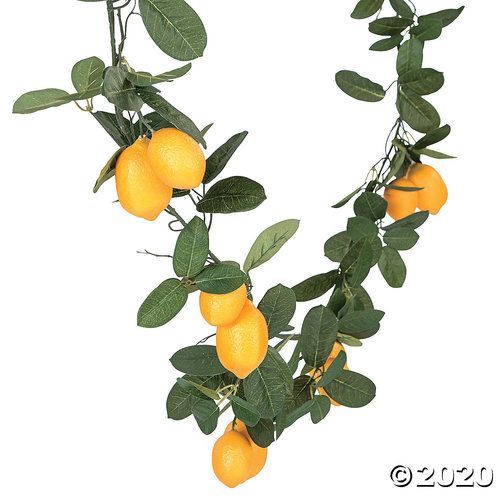 Artificial Lemon Garland | Walmart (US)