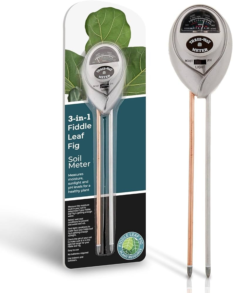 Houseplant Resource Center Fiddle Leaf Fig 3-in-1 Soil Moisture Meter for Plants – Best Indoor ... | Amazon (US)