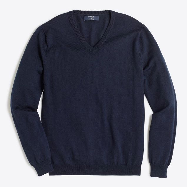 Merino wool V-neck sweater | J.Crew Factory