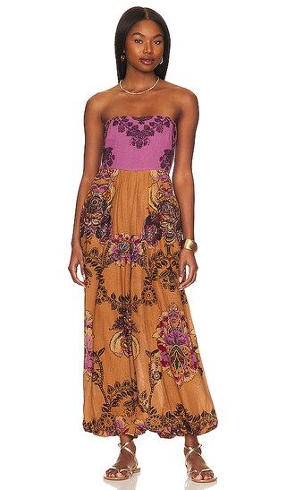 Free People Indio Sun Jumpsuit in Purple. - size M (also in S, XS) | Revolve Clothing (Global)