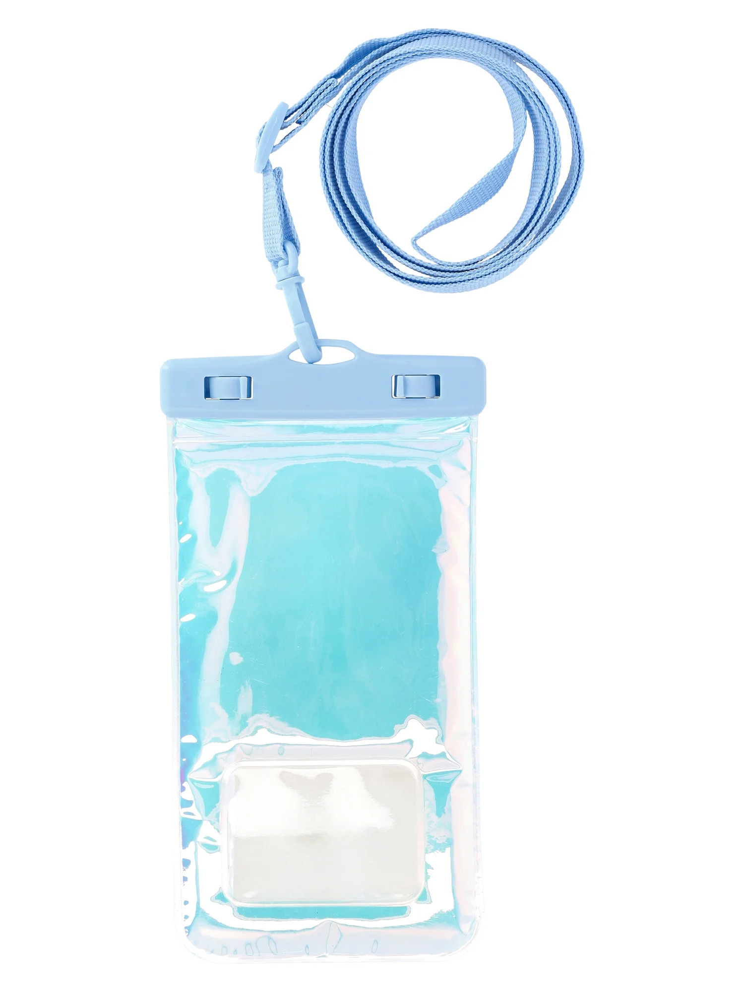 No Boundaries Women's Beach Water Resistant Phone Pouch, Holographic | Walmart (US)