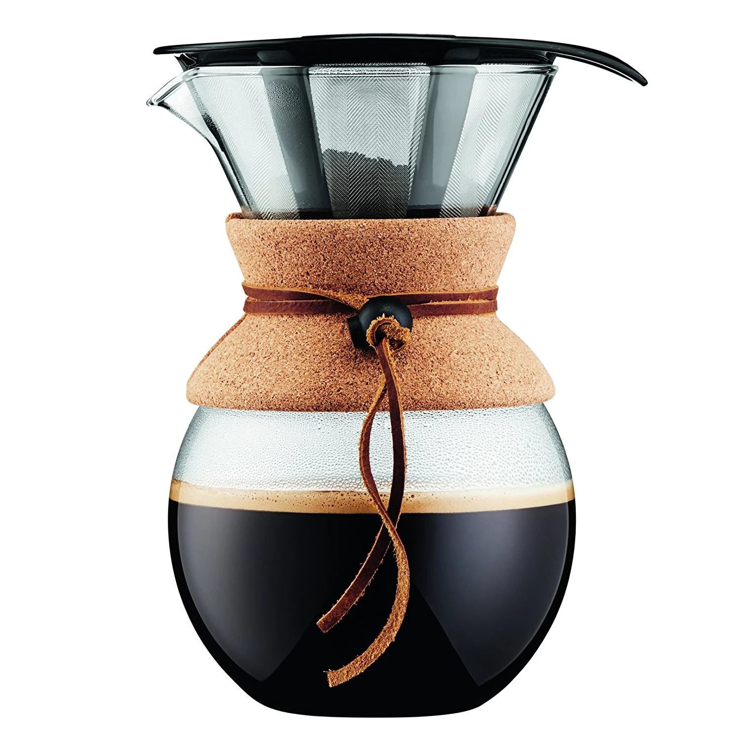 Pour Over Coffee Maker with Permanent Filter , 34 Oz., Cork | Walmart (US)