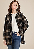 Plaid Twill Shacket | Maurices