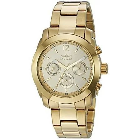 Invicta Women's 17901 Angel Quartz Multifunction Gold Dial Watch | Walmart (US)