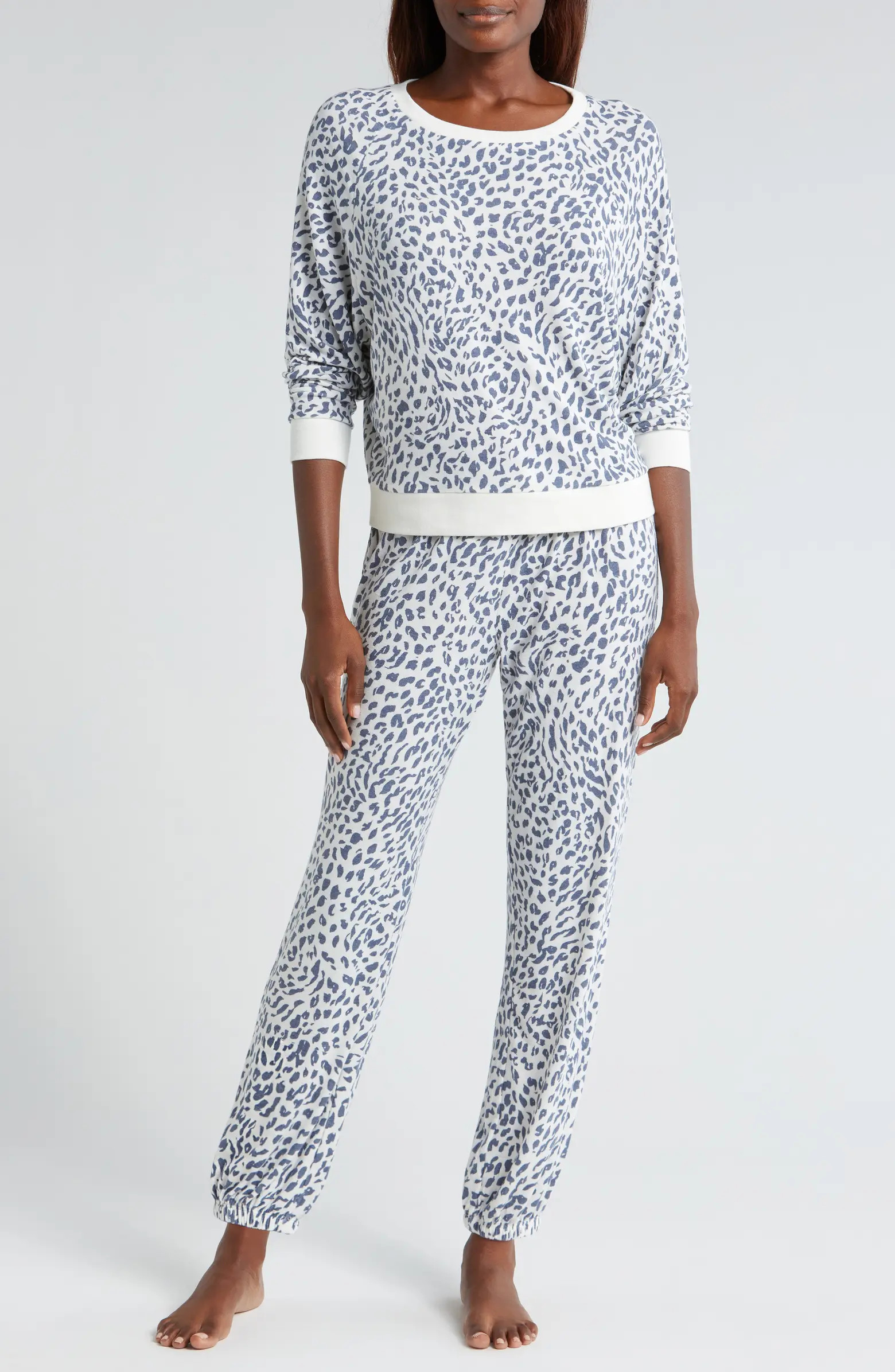 Star Seeker Brushed Jersey Pajamas | Nordstrom