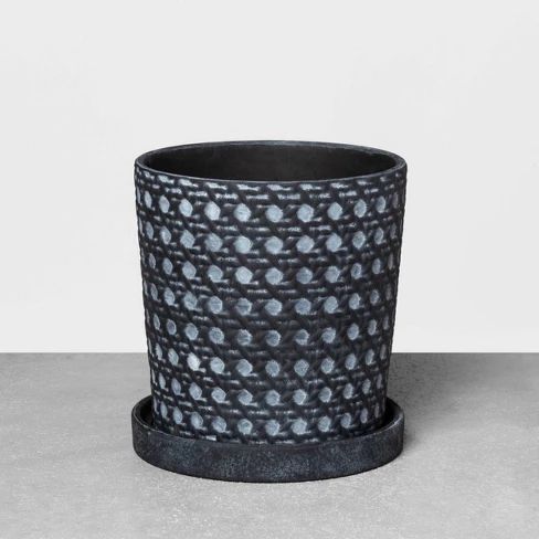 Caning Planter Black - Hearth & Hand™ with Magnolia | Target