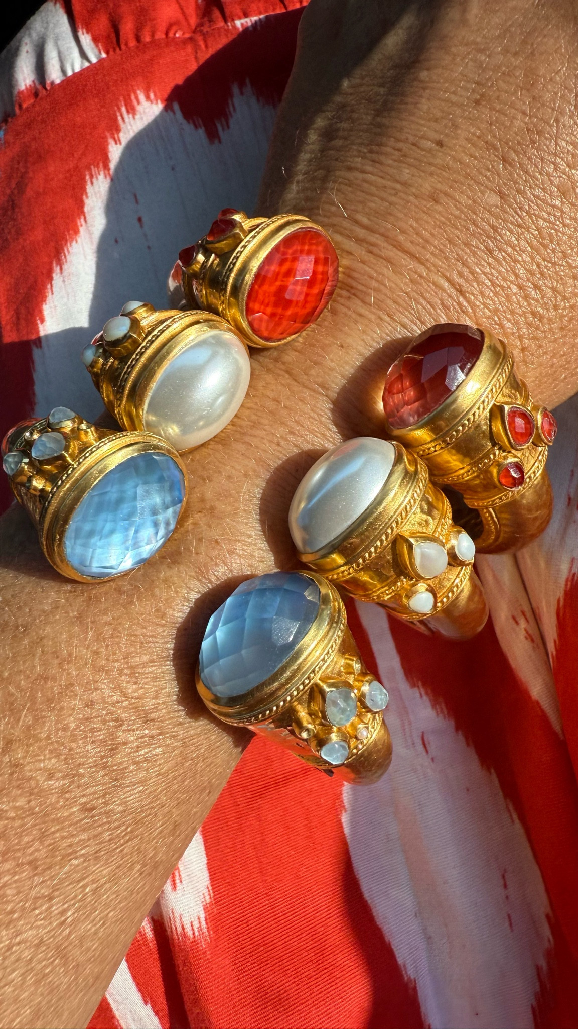 4th of July Jewelry!!! Julie Vos iconic Cannes cuff and the just launched their biggest sample sale!

#LTKootd #LTKSeasonal #LTKOver40