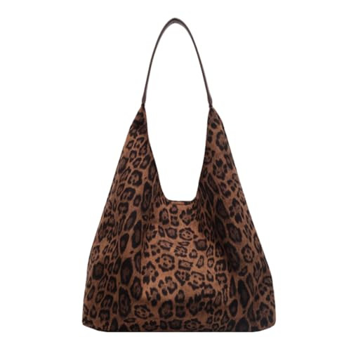 YFGBCX Leopard Tote Bag for Women Cheetah Purse Brown Vintage Hobo Bag Large Capacity Work Tote Bag | Amazon (US)