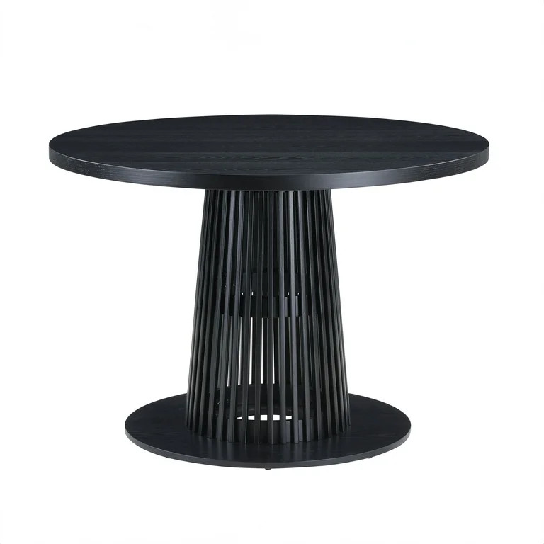 Beautiful by Drew Round Dining Table, Rich Black Finish | Walmart (US)