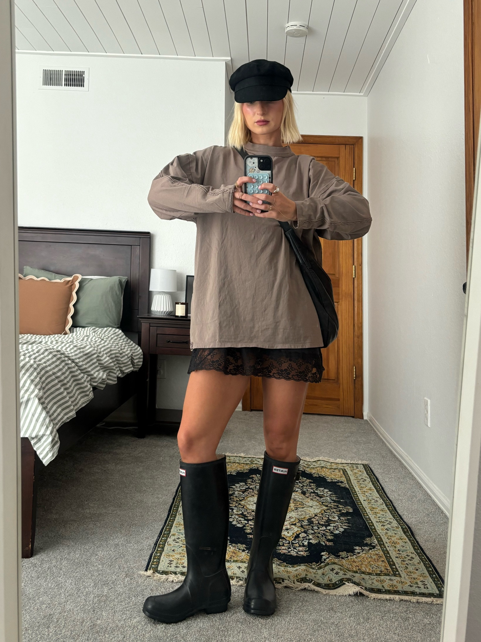 small in the top :) skirt is thrifted 