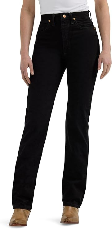 Wrangler Womens Cowboy Cut Slim Fit Jean Bleach | Amazon (US)