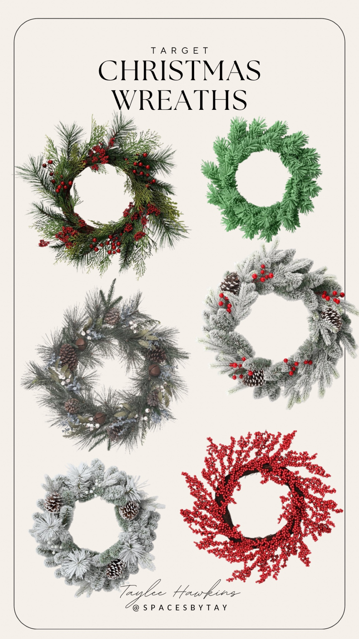 Target Christmas wreaths 🤍✨

#LTKSeasonal #LTKHoliday #LTKStyleTip