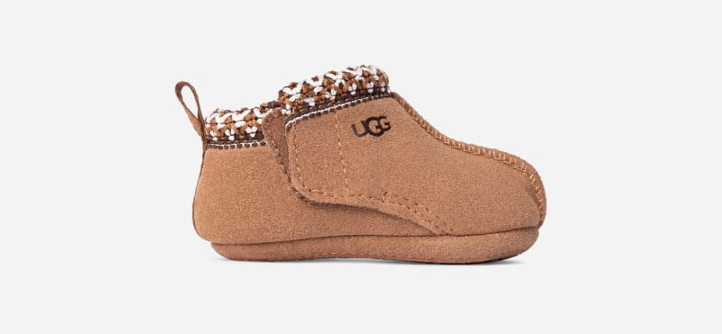 UGG® Infants' Baby Tasman Suede Slippers in Chestnut, Size 12-18 mos | UGG (US)