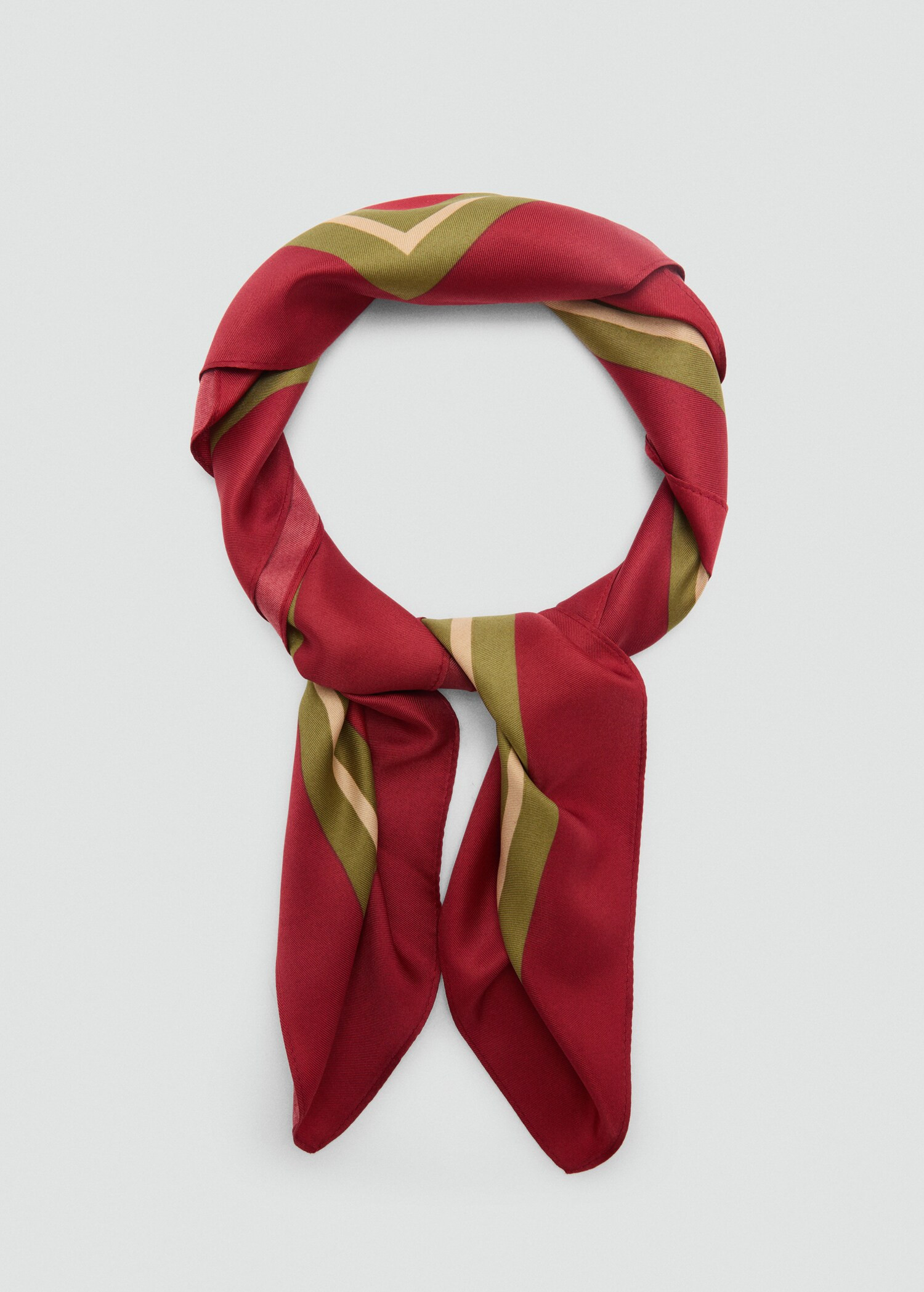 Geometric printed foulard - Women | MANGO United Kingdom | MANGO (UK)