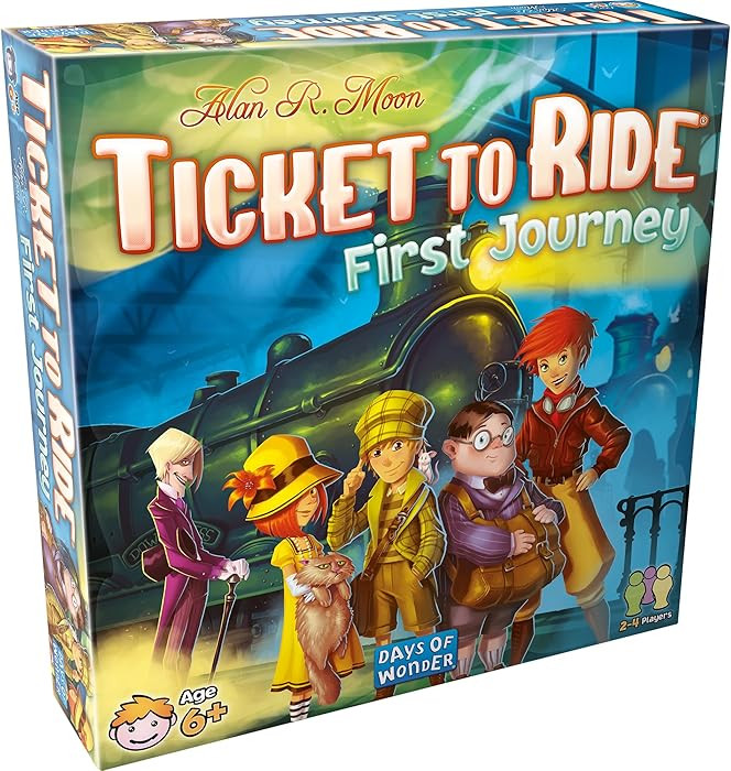 Asmodee Ticket to Ride First Journey Board Game - Fun and Easy for Young Explorers! Train Strateg... | Amazon (US)