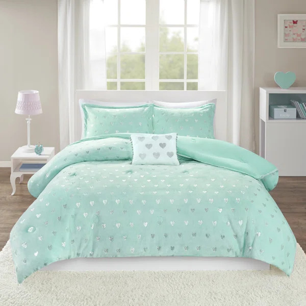 Osseo Microfiber Modern & Contemporary 3 Piece Comforter Set | Wayfair North America